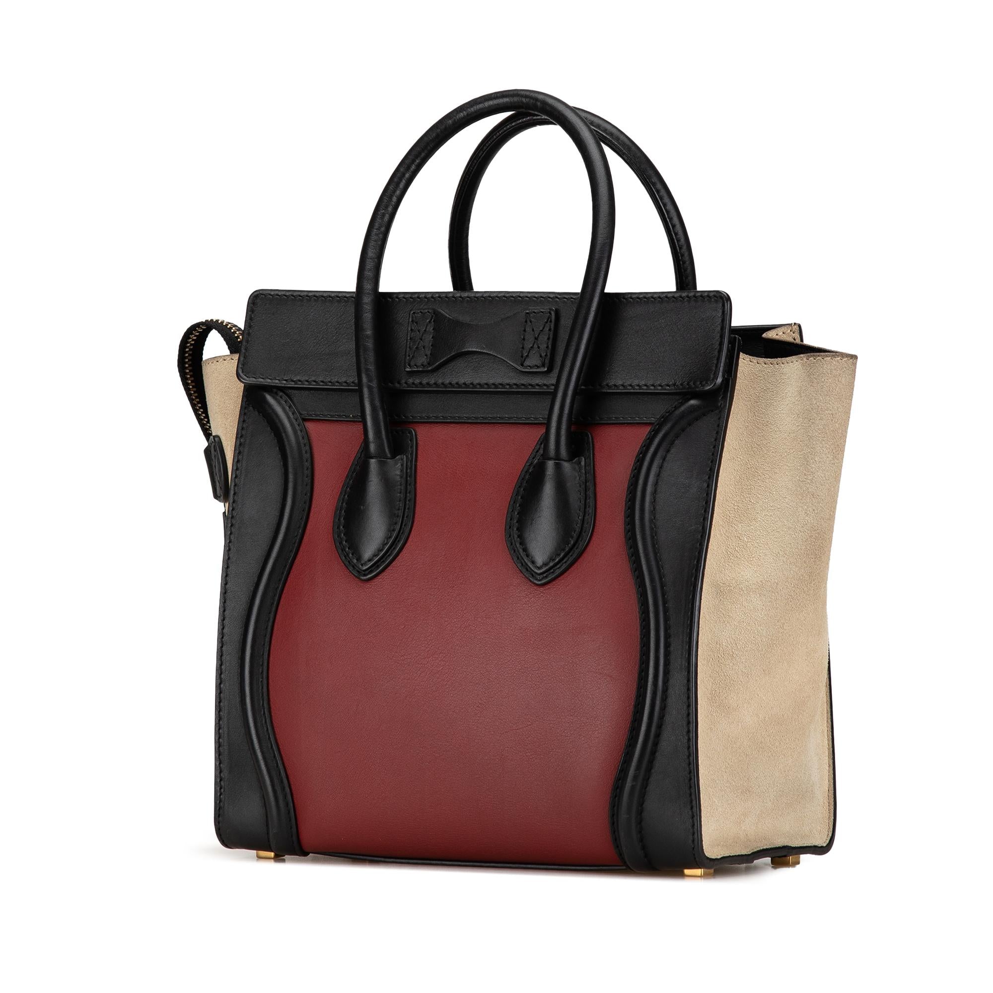 Celine Micro Tricolor Luggage Tote