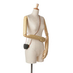Celine Micro Triomphe Coated Canvas Heart Crossbody