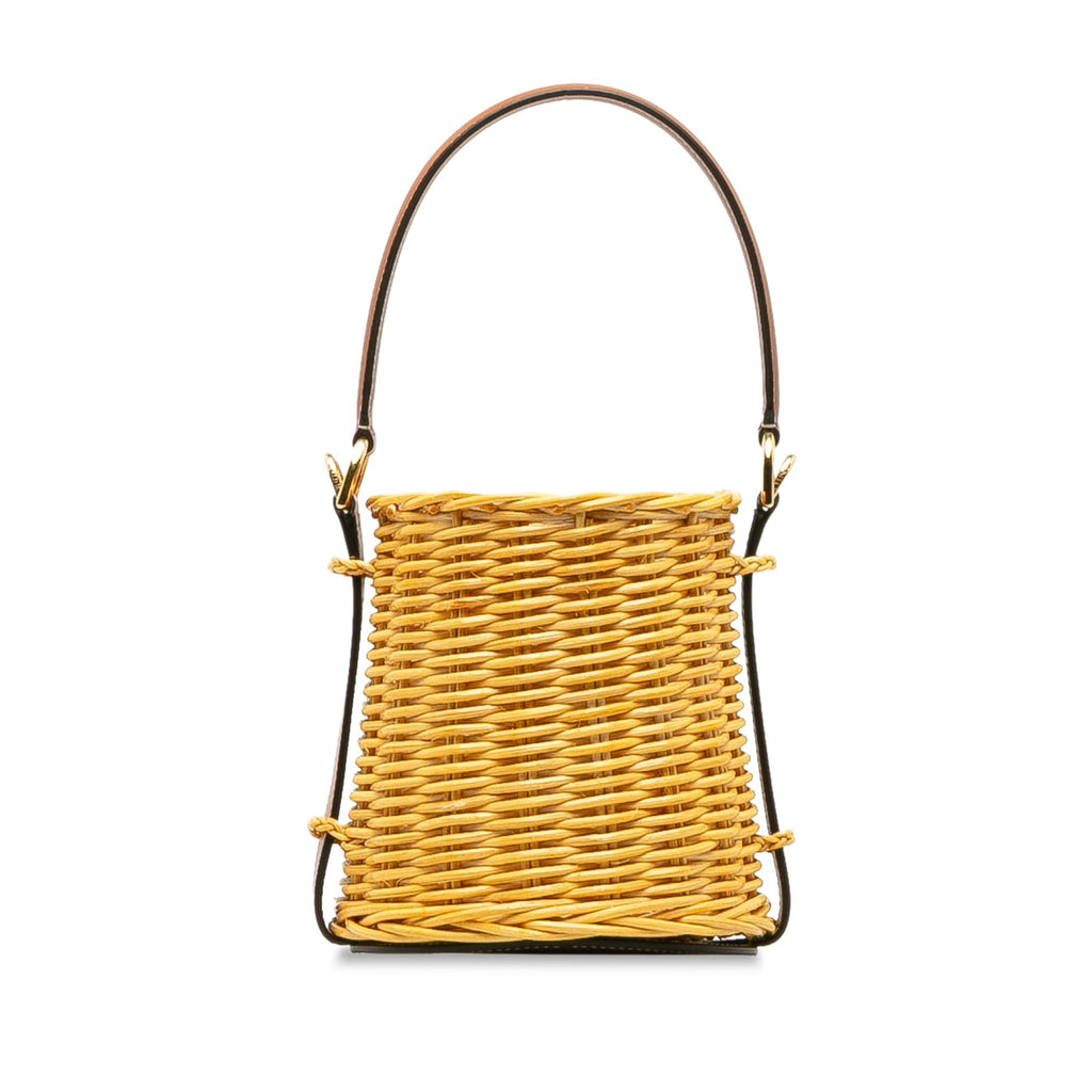 Celine Micro Wicker Bucket Bag (SHG-ioihJu)