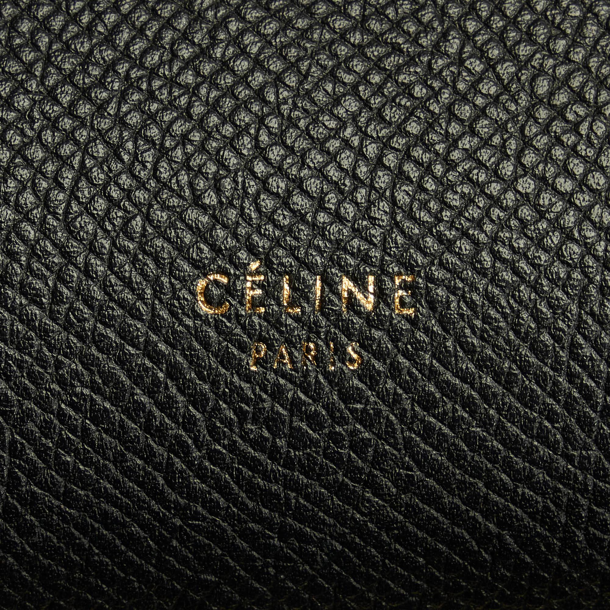 Celine Mini Belt Leather Satchel (SHG-33571)