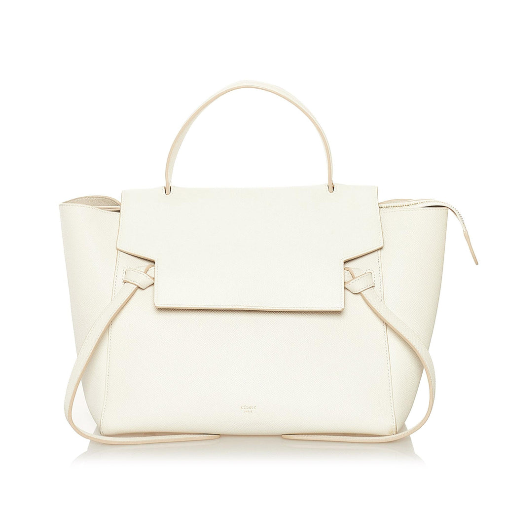 Celine Mini Belt Leather Satchel (SHG-35746)