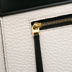 Celine Mini Bicolor Leather Belt Satchel
