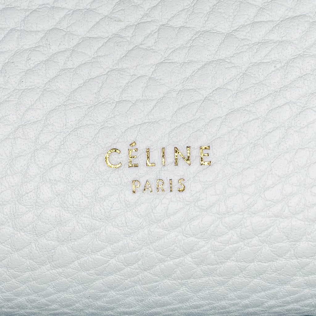 Celine Mini Bicolor Leather Belt Satchel
