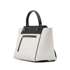 Celine Mini Bicolor Leather Belt Satchel