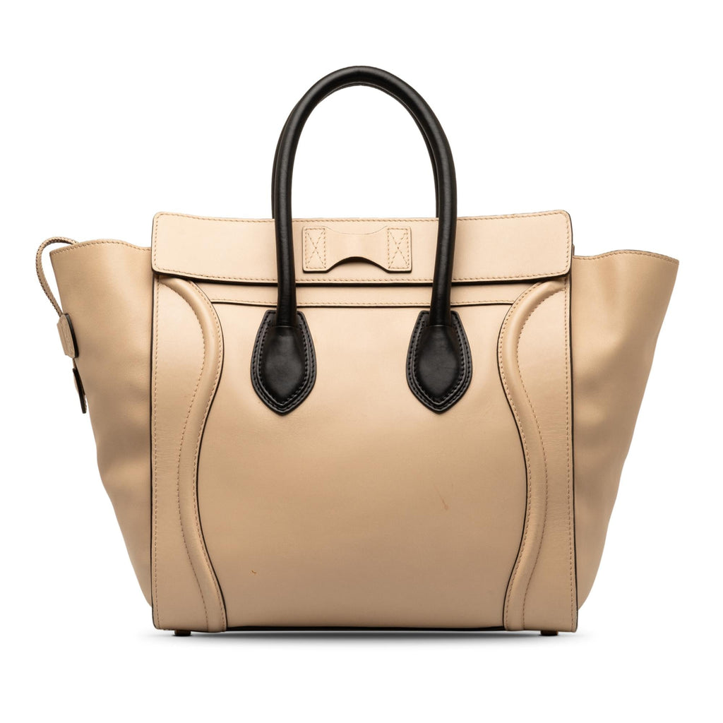 Celine Mini Bicolor Luggage Tote (SHG-wiNeoe)