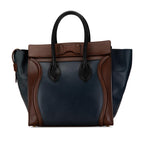 Celine Mini Bicolor Luggage Tote (SHG-mEYrYF)