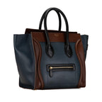 Celine Mini Bicolor Luggage Tote (SHG-mEYrYF)