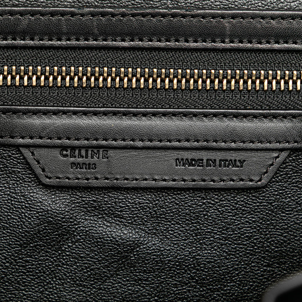 Celine Mini Canvas Tricolor Luggage Tote