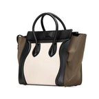 Celine Mini Canvas Tricolor Luggage Tote