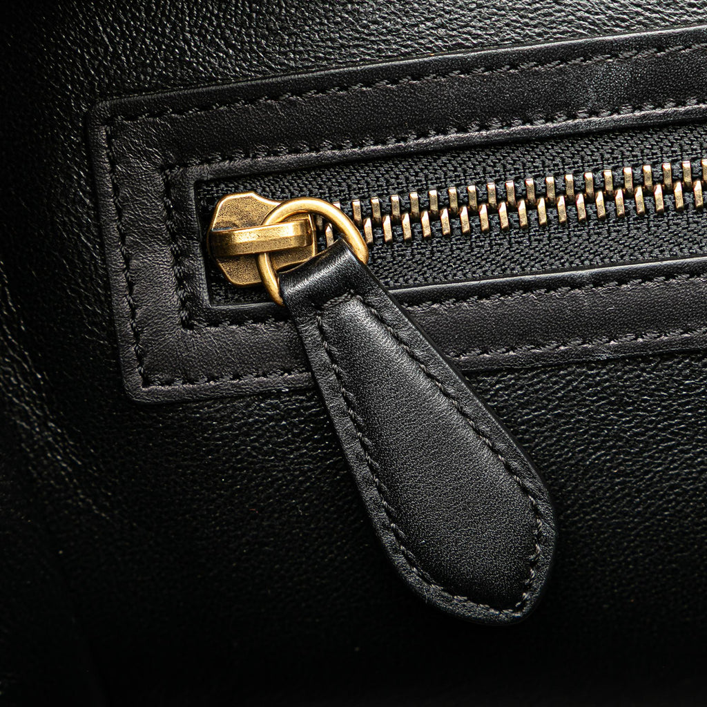 Celine Mini Canvas Tricolor Luggage Tote