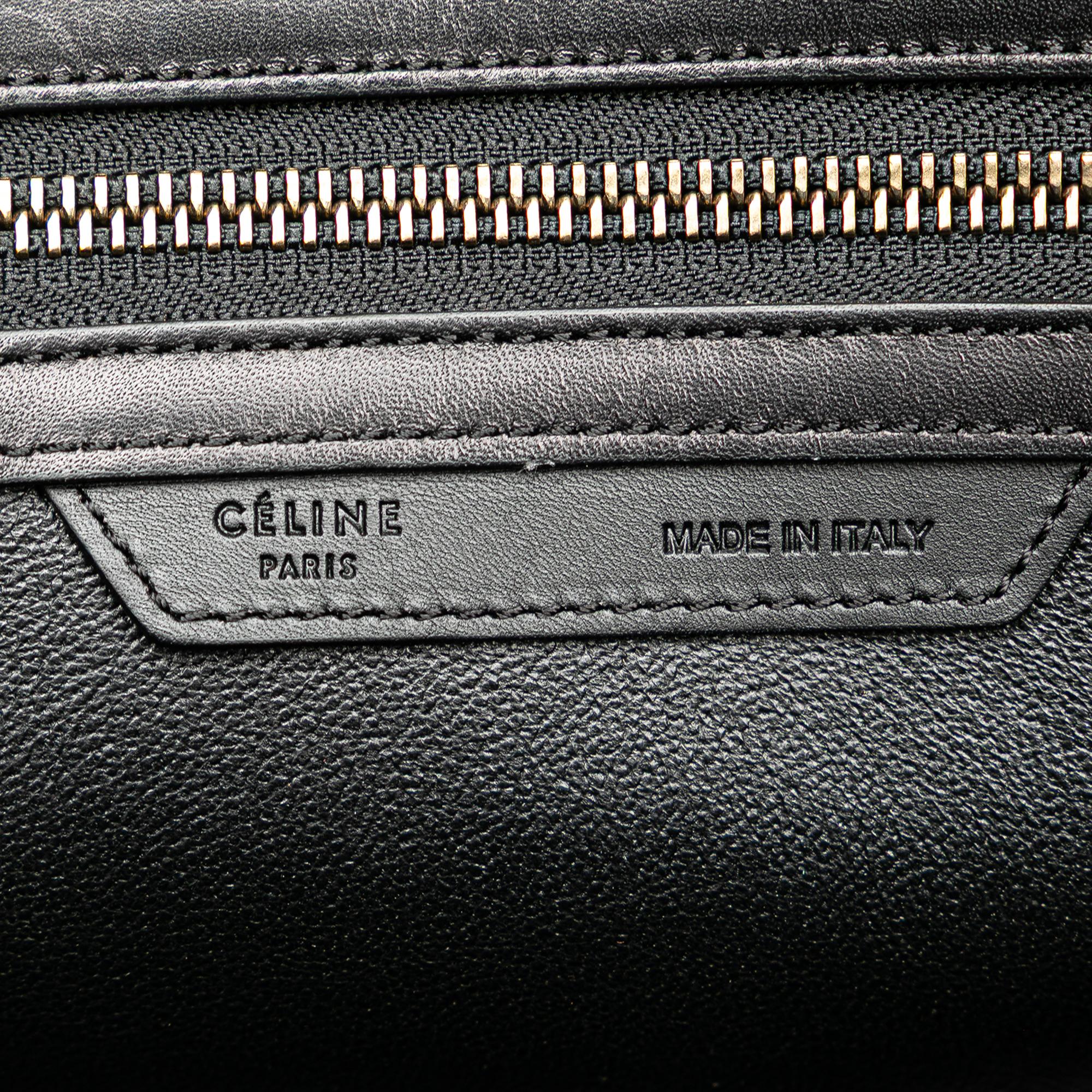 Celine Mini Canvas Tricolor Luggage Tote