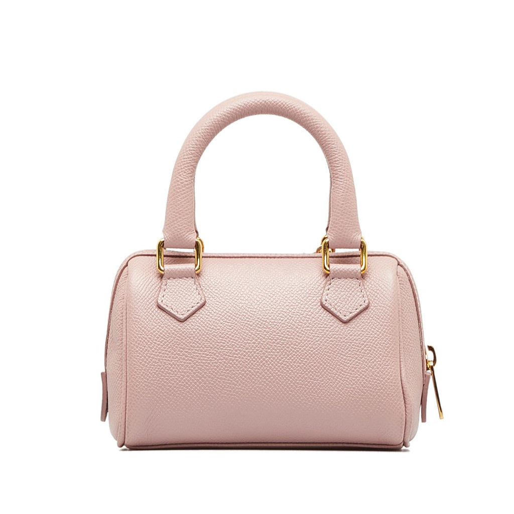 Celine Mini Grained Leather Chain Boston (SHG-yreiBz)