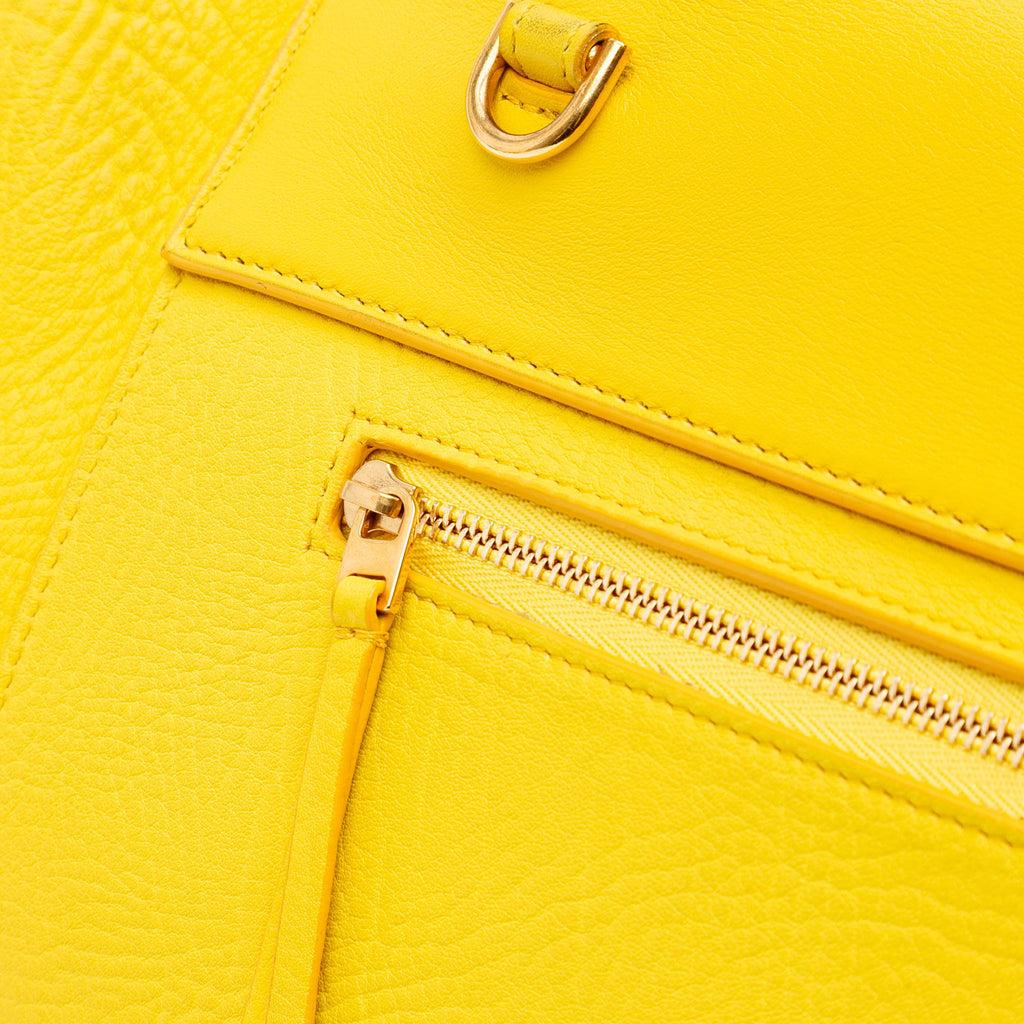 Celine Mini Leather Belt Bag Satchel