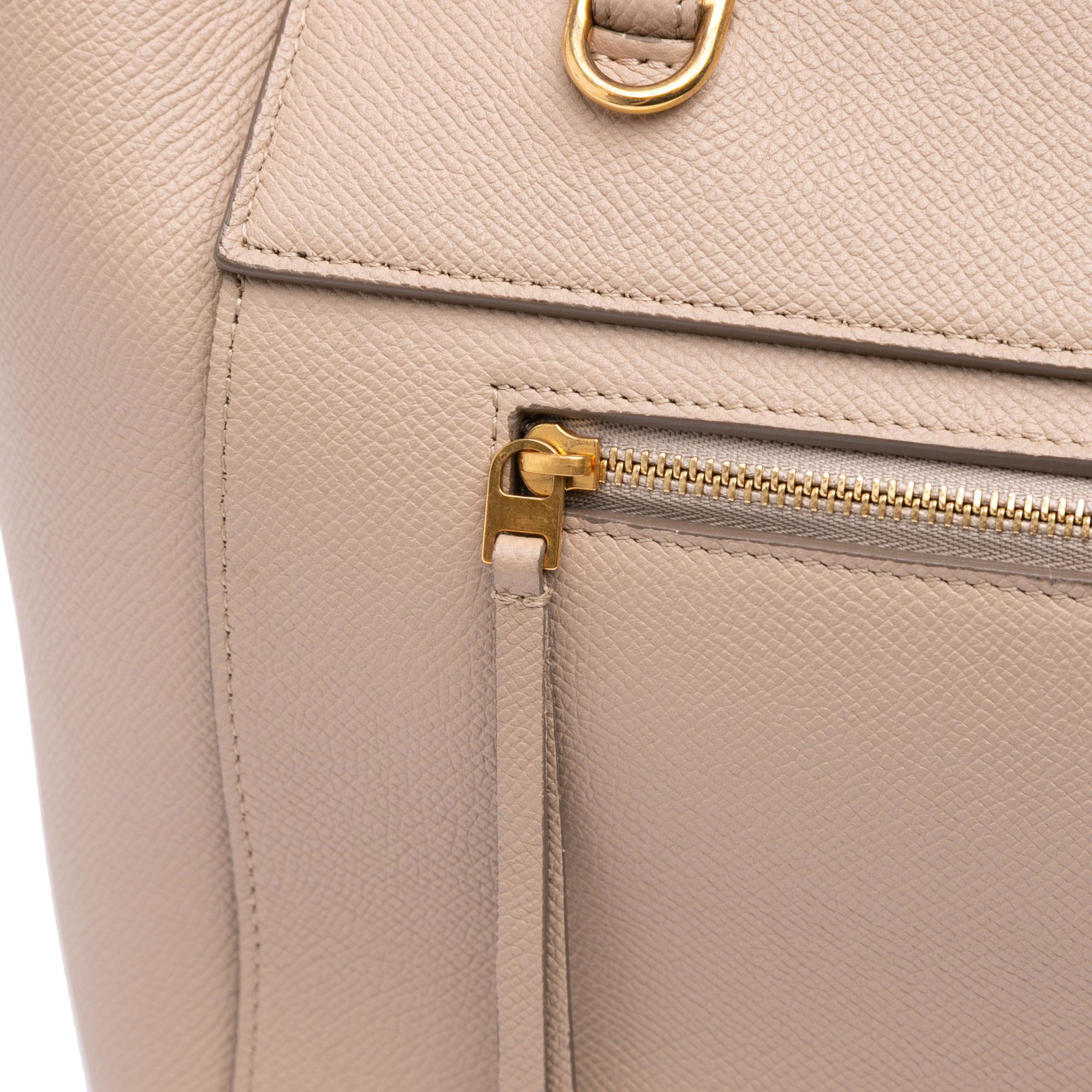 Celine Mini Leather Belt Bag Satchel