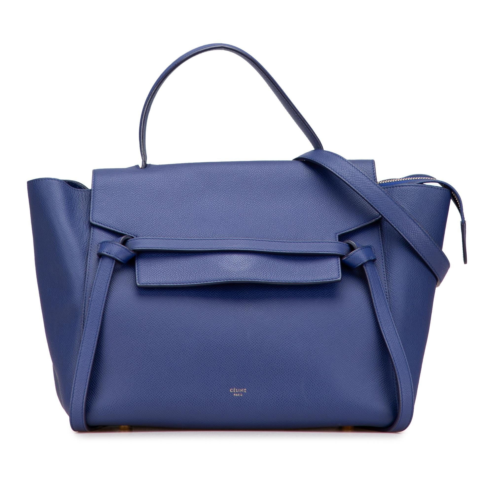 Celine Mini Leather Belt Bag Satchel