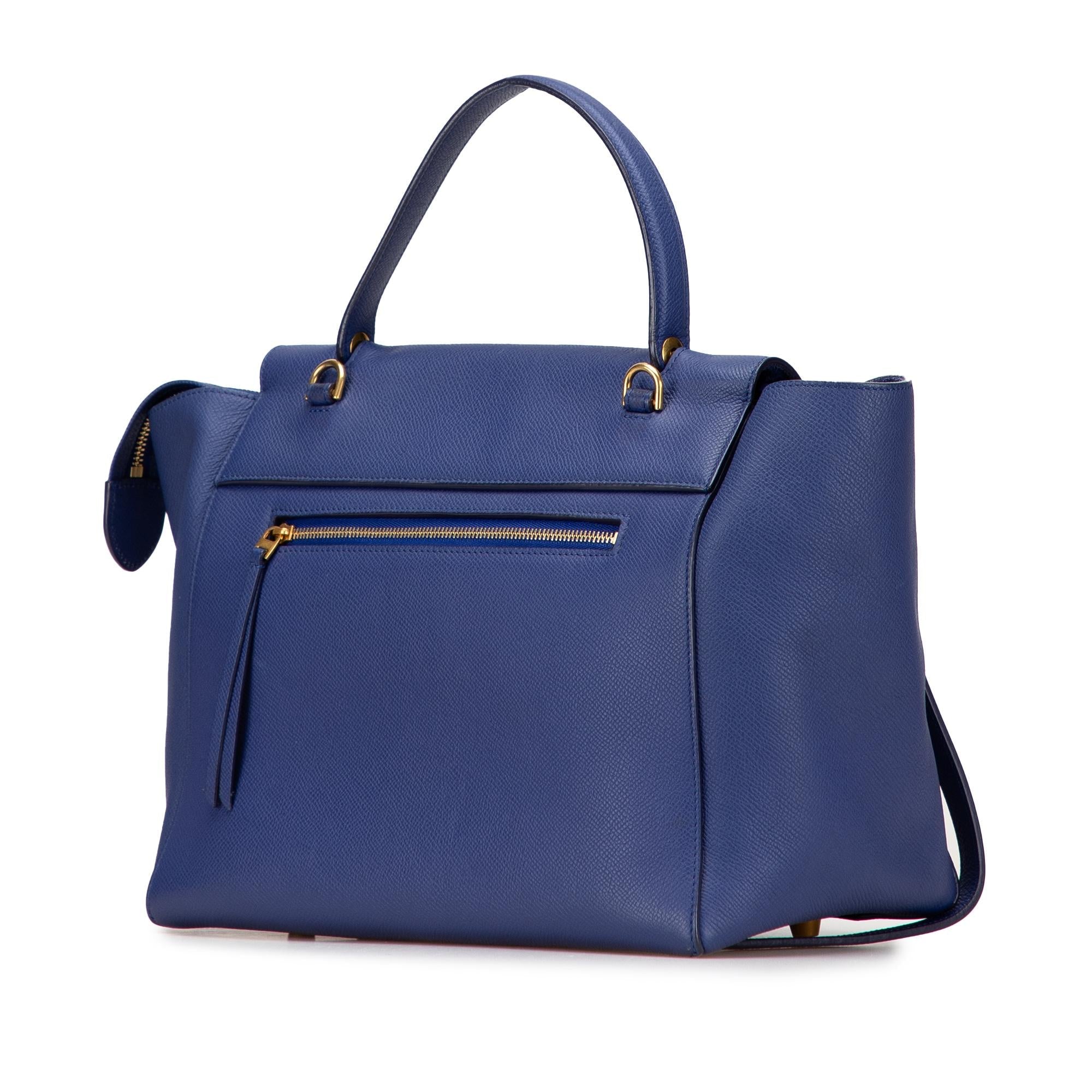 Celine Mini Leather Belt Bag Satchel