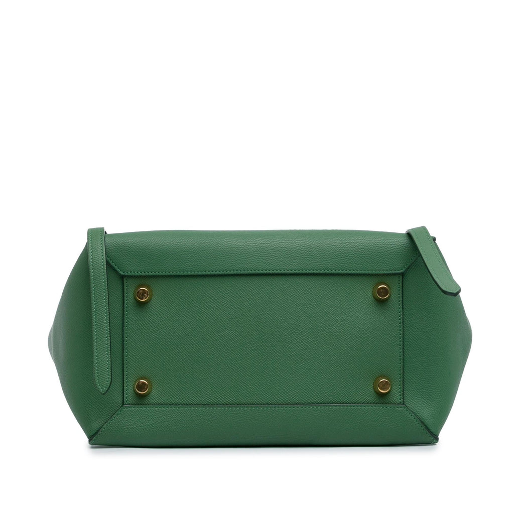 Celine Mini Leather Belt Satchel (SHG-wGHp61)