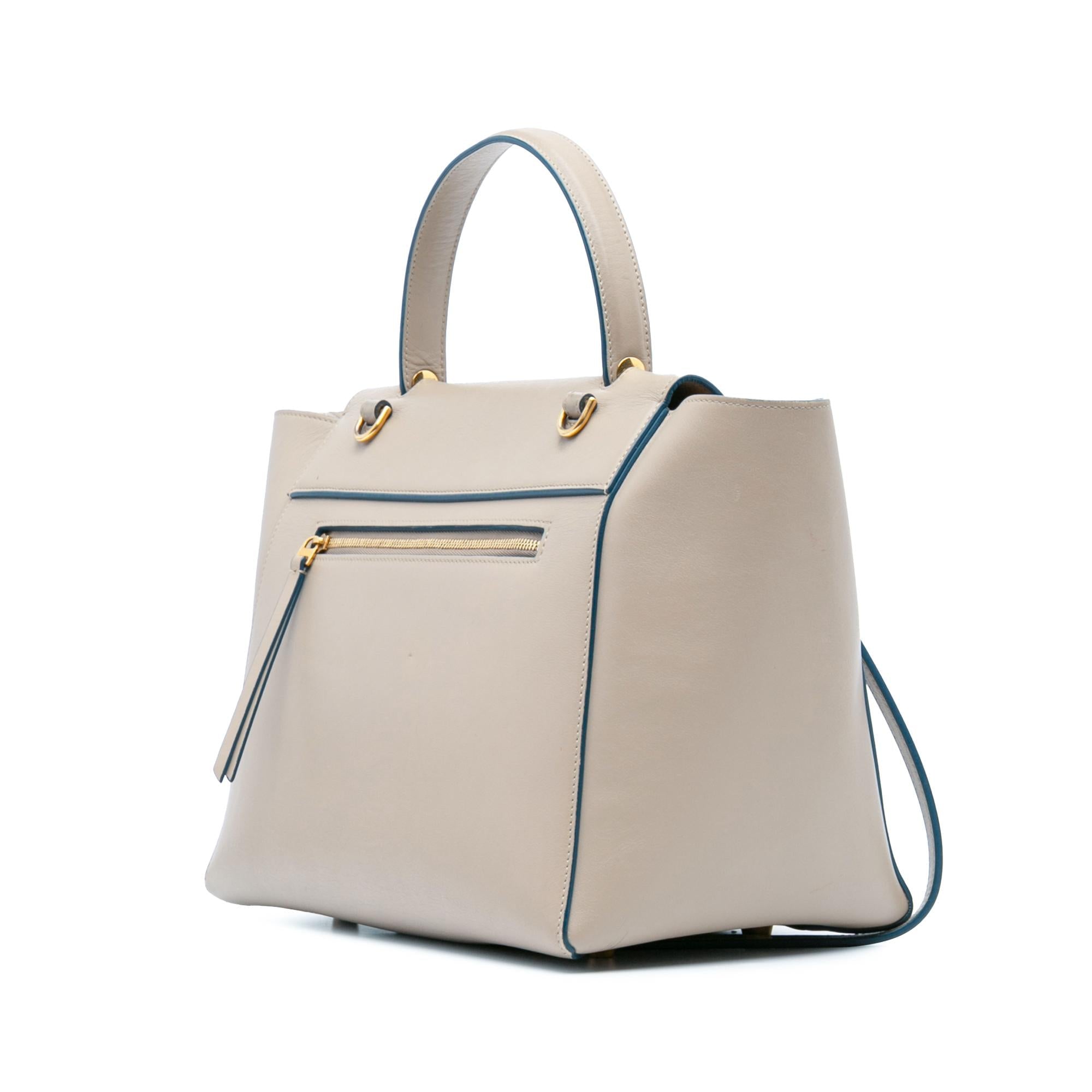 Celine Mini Leather Belt Satchel