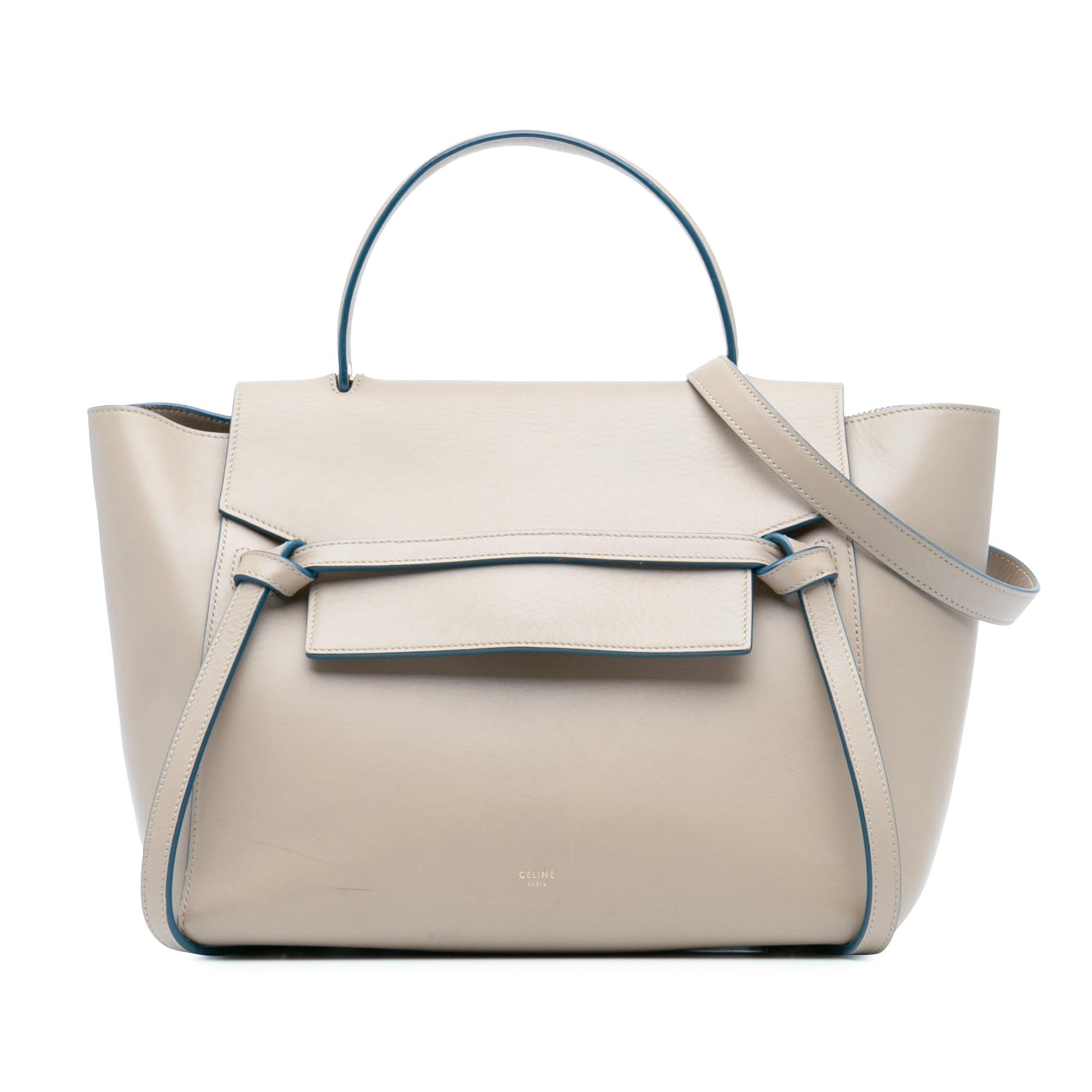 Celine Mini Leather Belt Satchel
