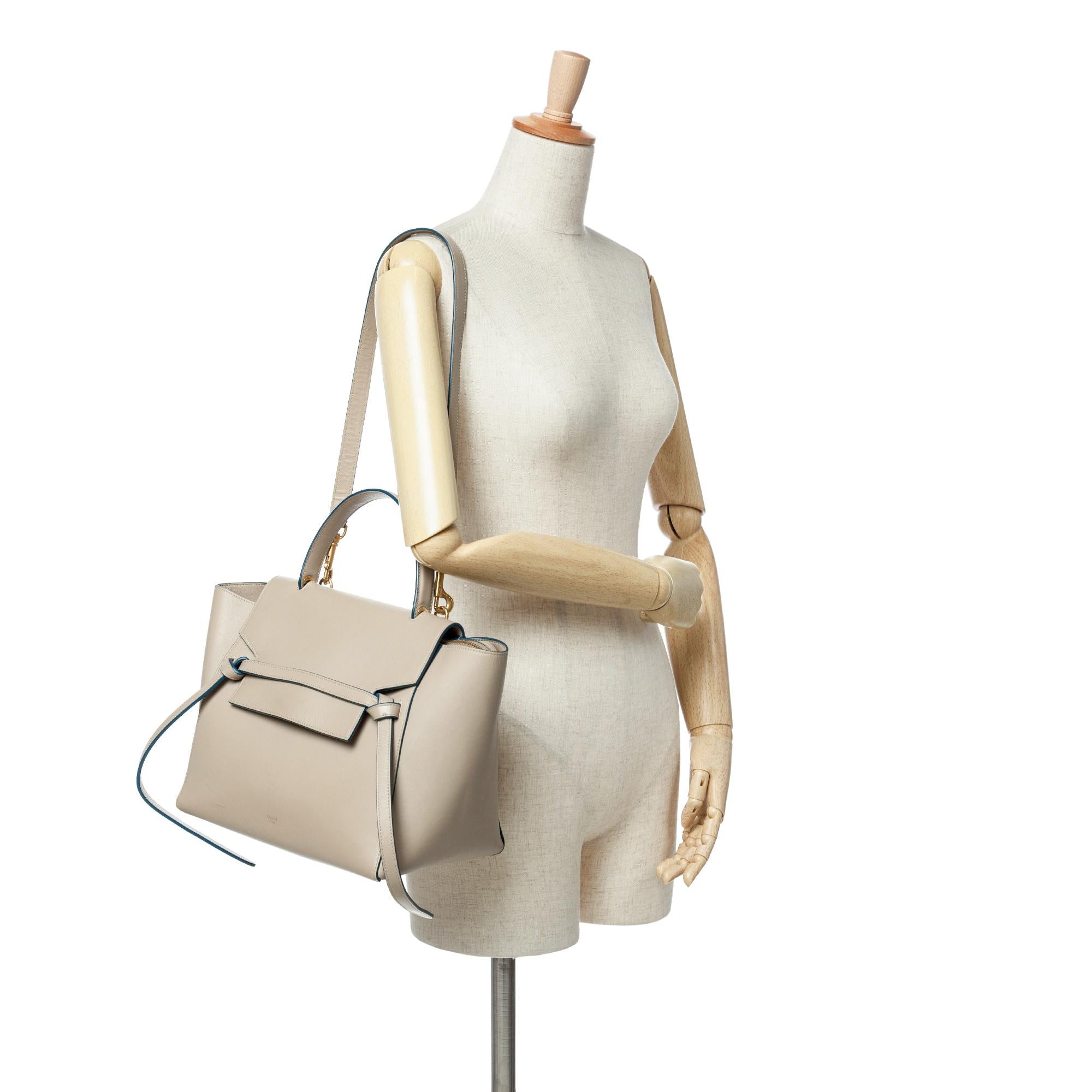 Celine Mini Leather Belt Satchel