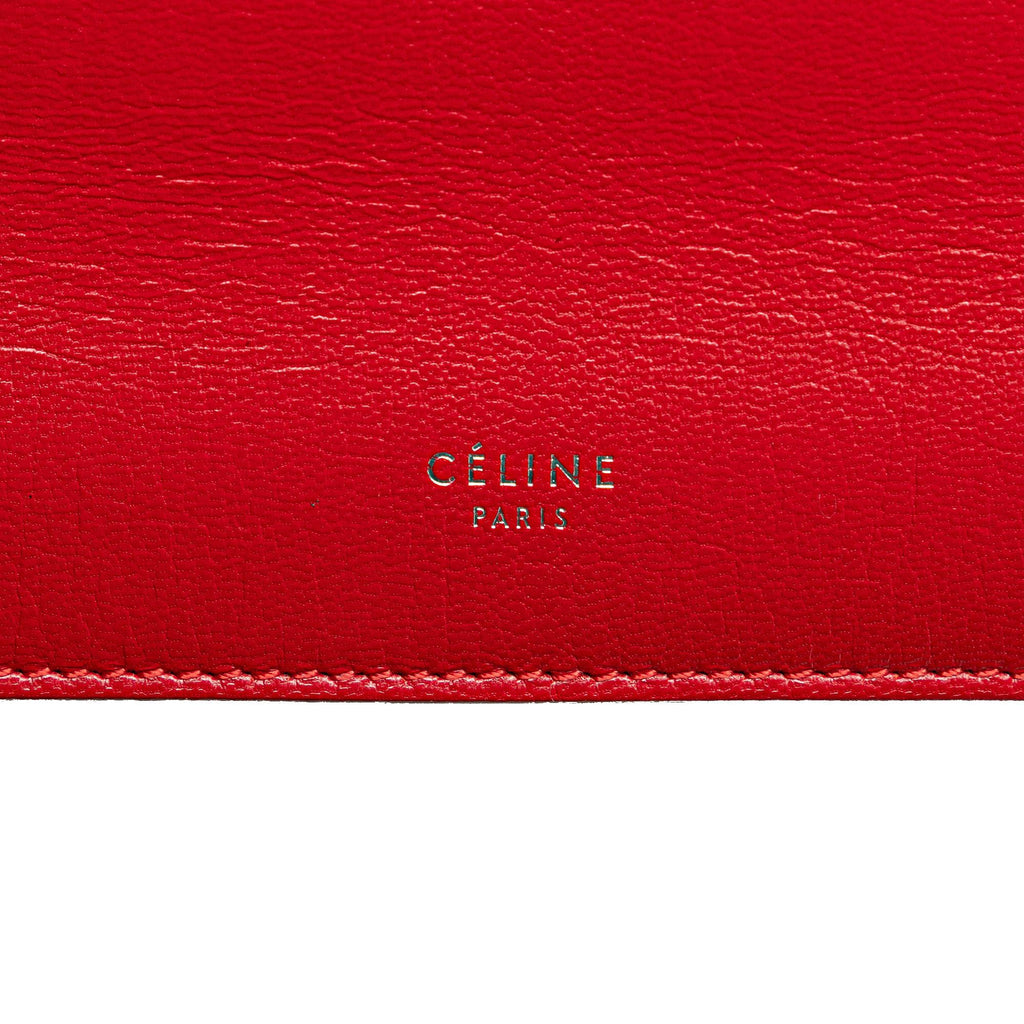 Celine Mini Leather Clasp Crossbody