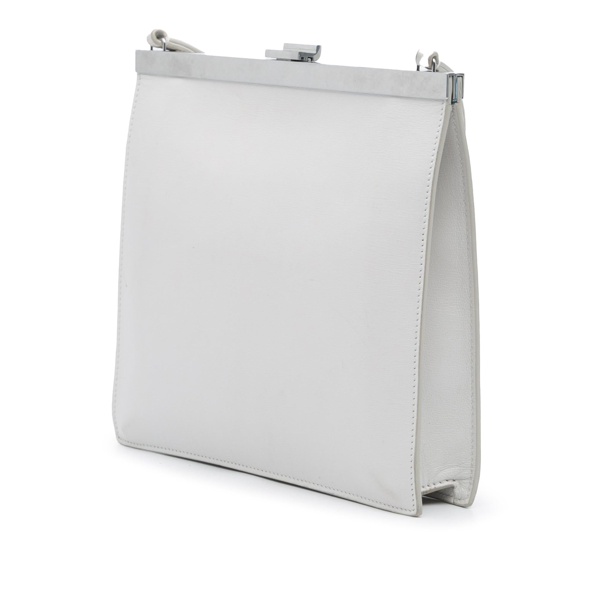Celine Mini Leather Clasp Crossbody