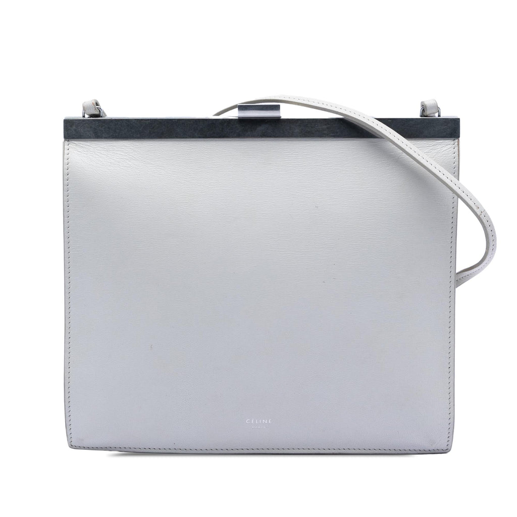Celine Mini Leather Clasp Crossbody