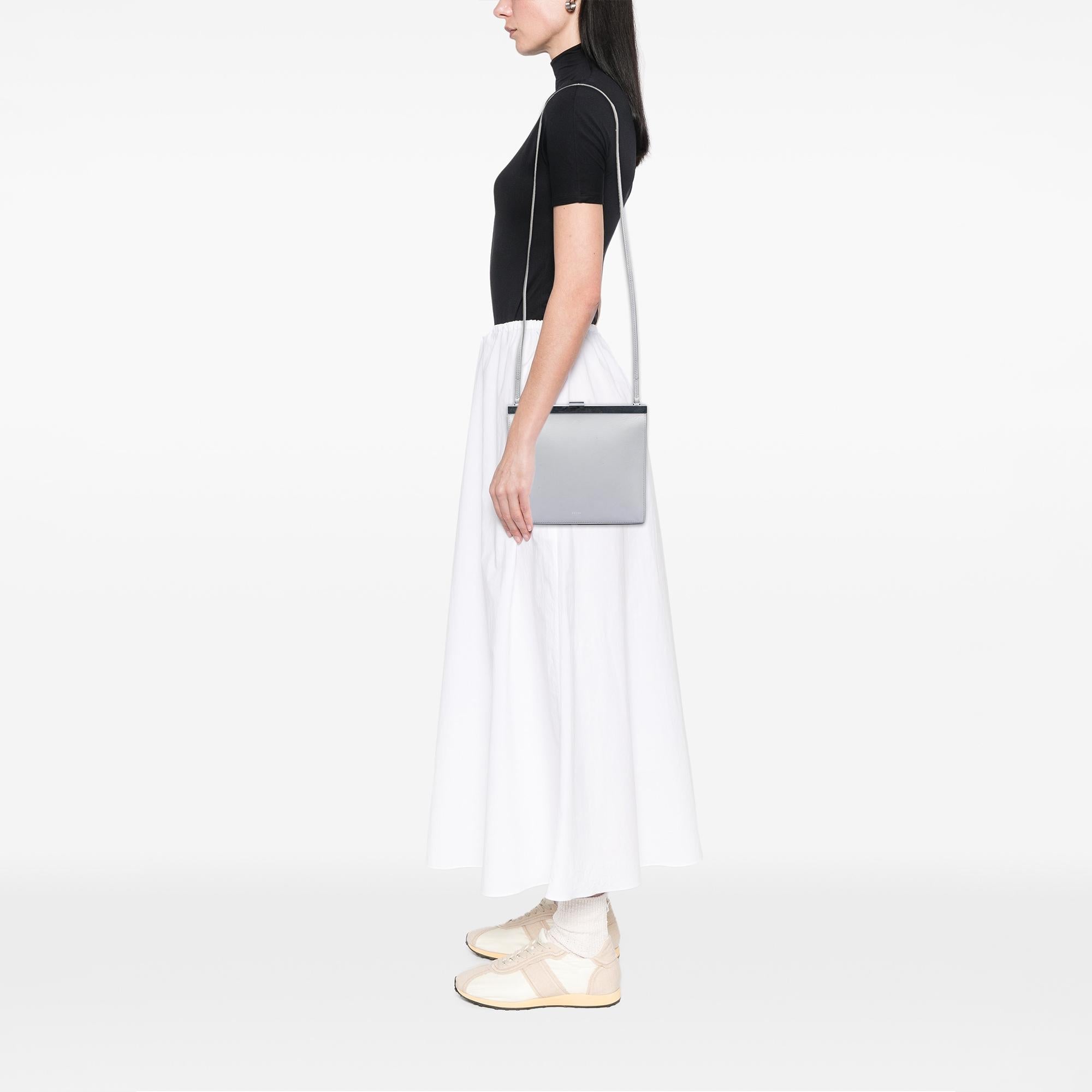 Celine Mini Leather Clasp Crossbody