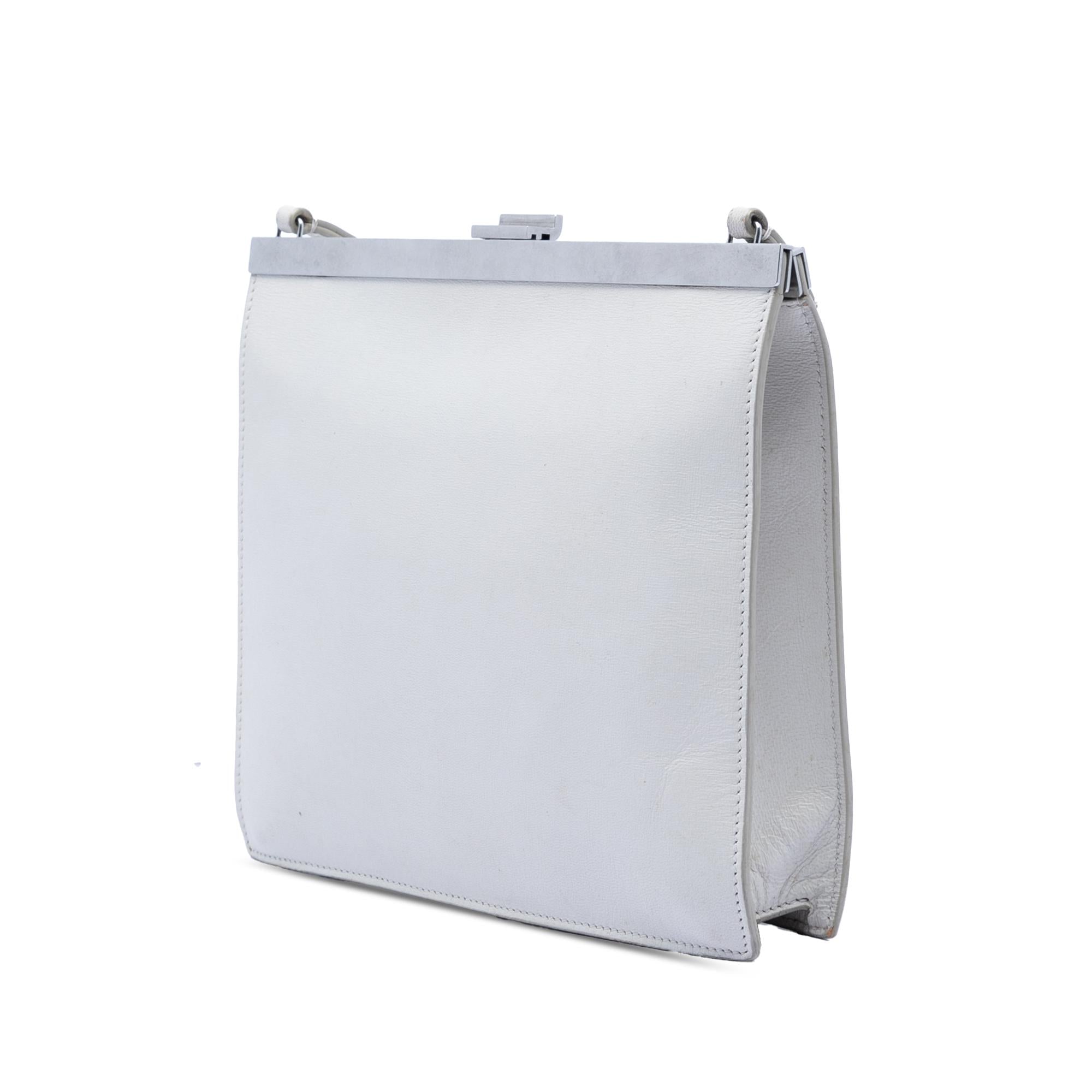 Celine Mini Leather Clasp Crossbody