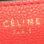 Celine Mini Leather Luggage Tote (SHG-hNogI3)