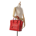 Celine Mini Leather Luggage Tote (SHG-hNogI3)
