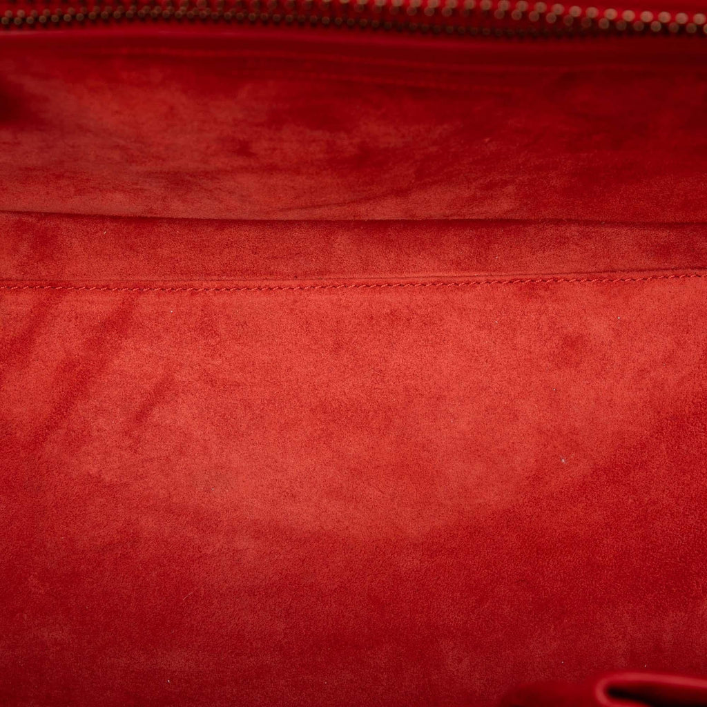 Celine Mini Leather Luggage Tote