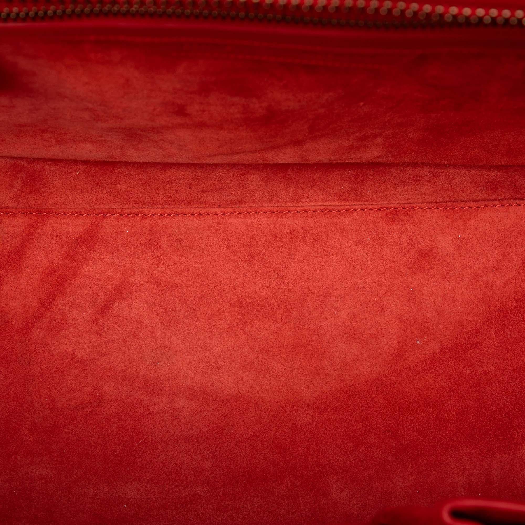 Celine Mini Leather Luggage Tote