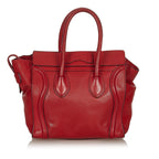Celine Mini Luggage Leather Tote Bag (SHG-26765)