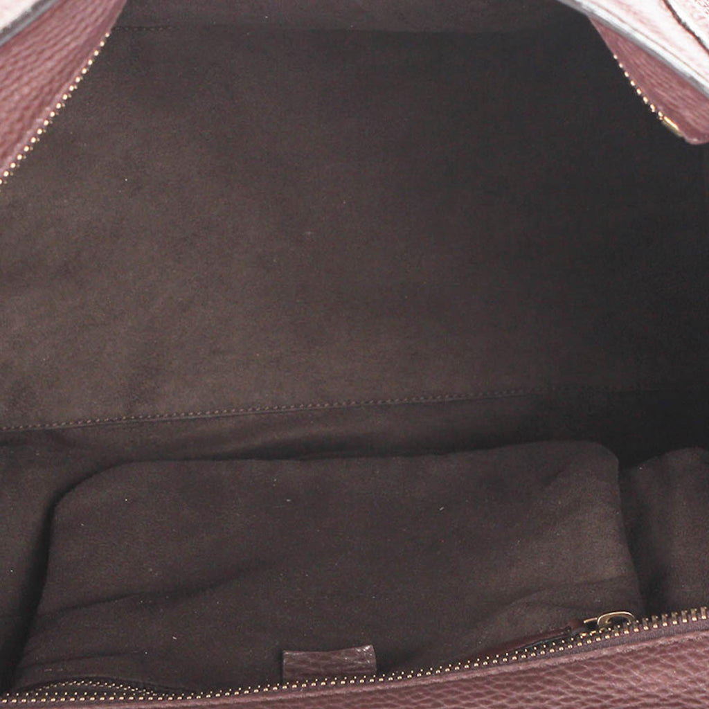 Celine Mini Luggage Leather Tote Bag (SHG-qfgt3d)