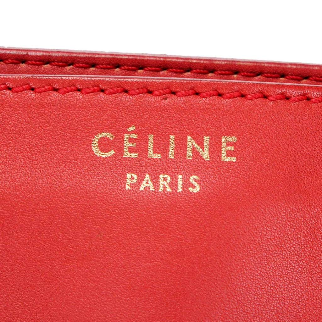 Celine Mini Luggage Leather Tote Bag (SHG-DKLFNT)