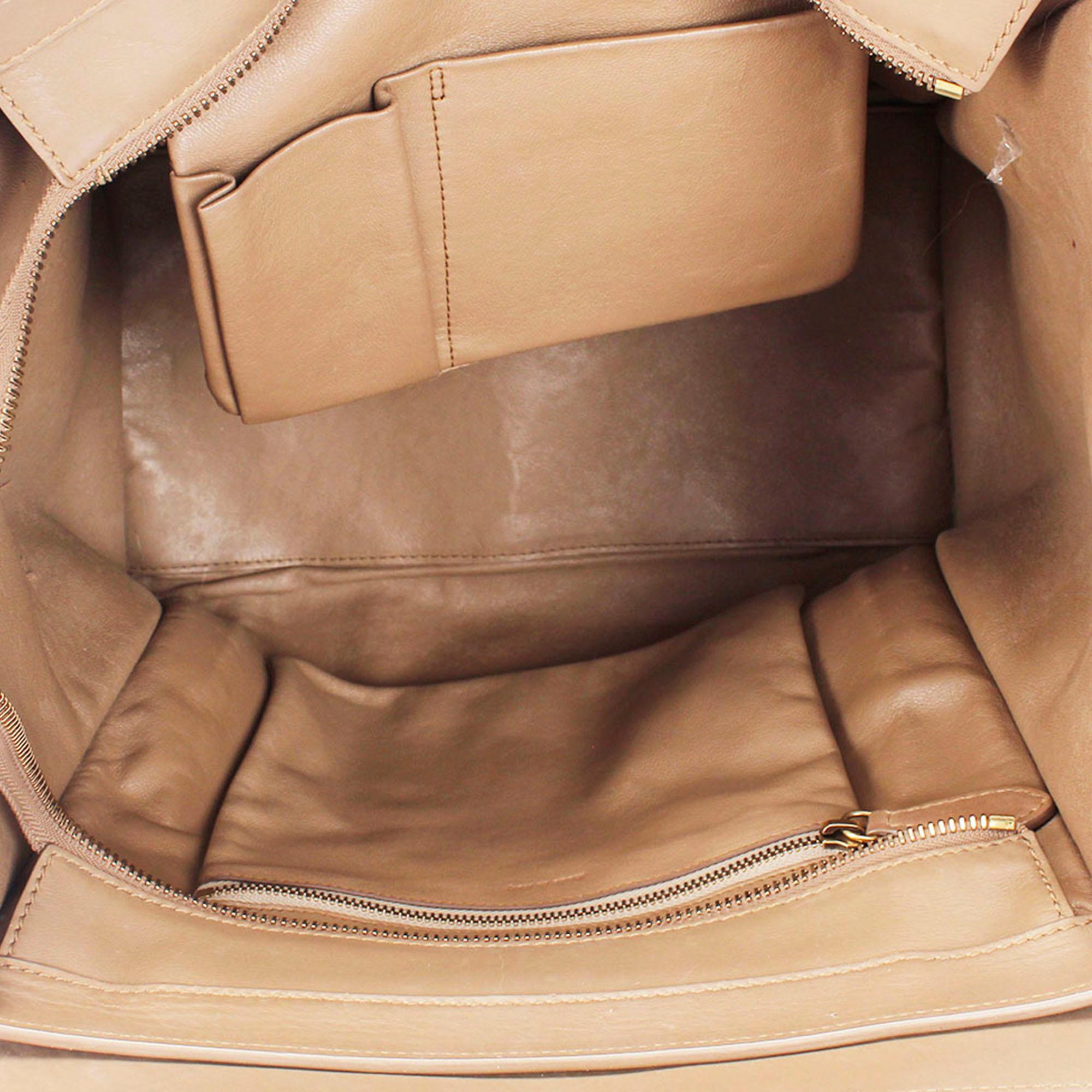 Celine Mini Luggage Leather Tote Bag (SHG-pguqwI)