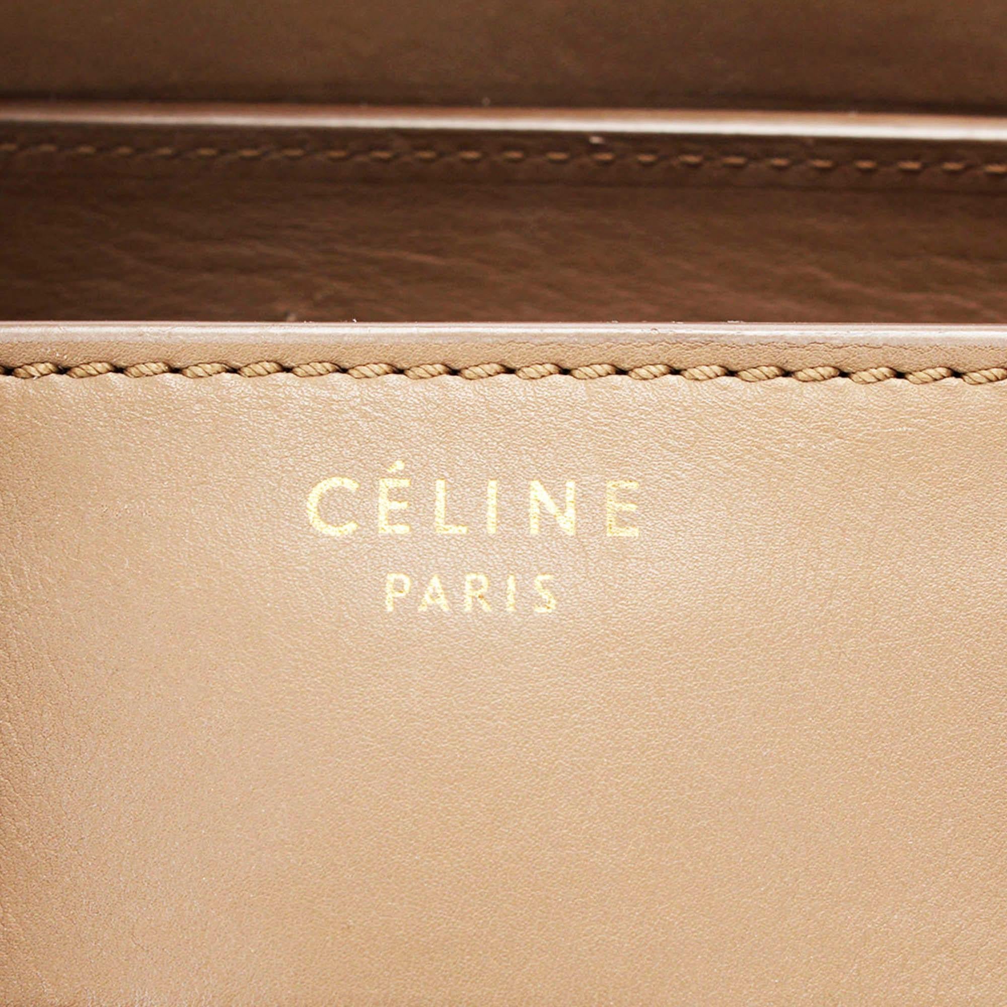 Celine Mini Luggage Leather Tote Bag (SHG-pguqwI)