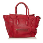 Celine Mini Luggage Leather Tote Bag (SHG-Xb1E2v)