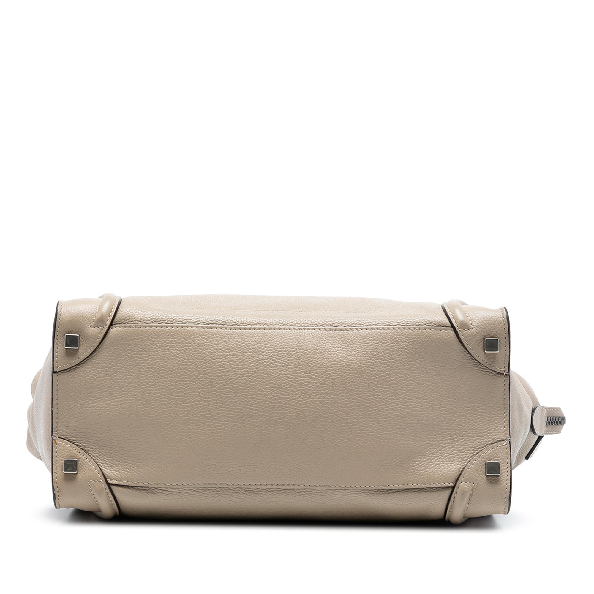Celine Mini Luggage Leather Tote Bag