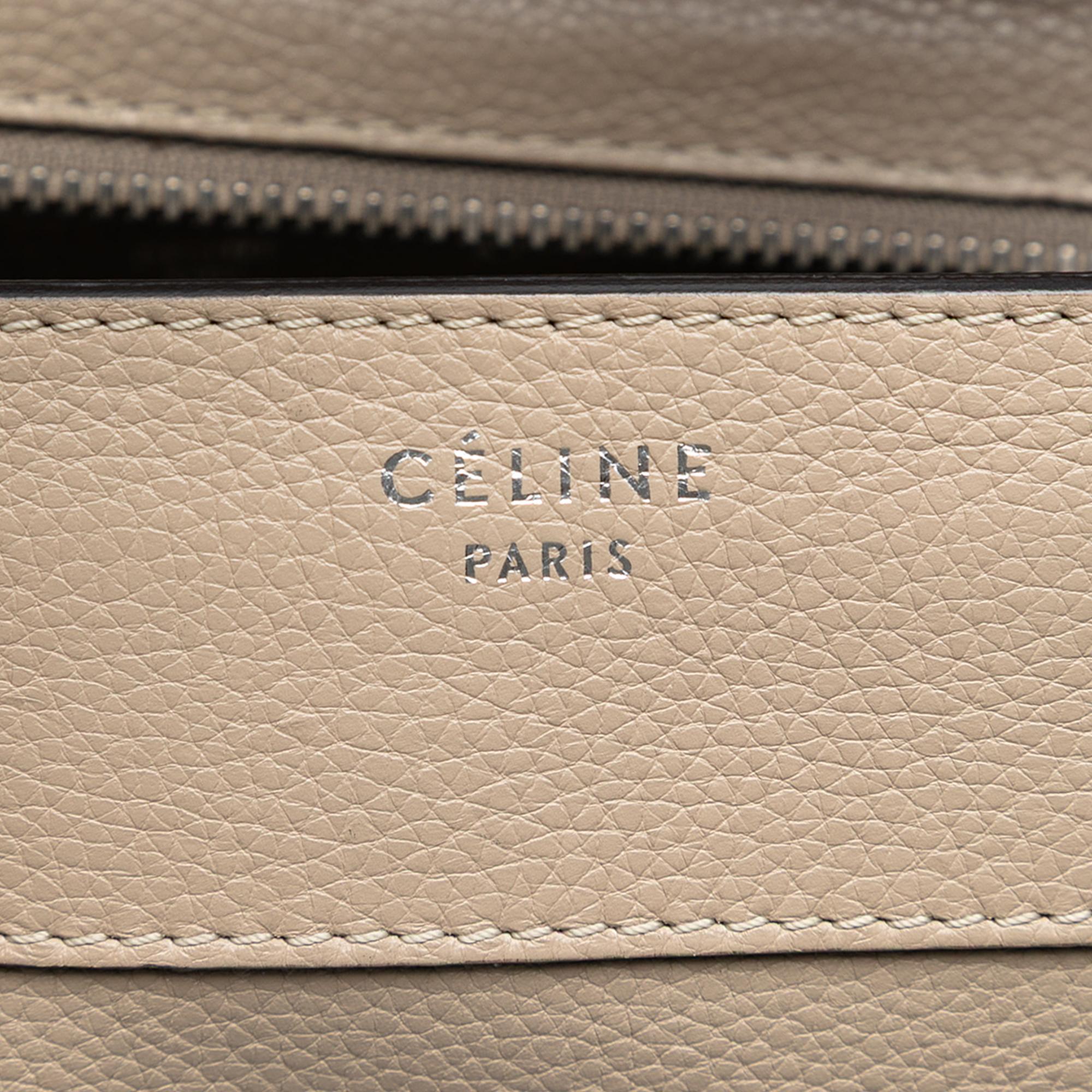 Celine Mini Luggage Leather Tote Bag