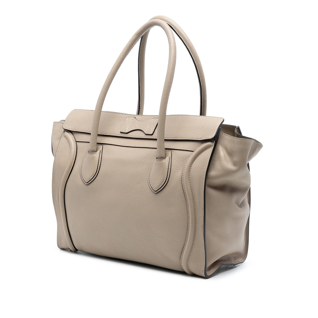 Celine Mini Luggage Leather Tote Bag