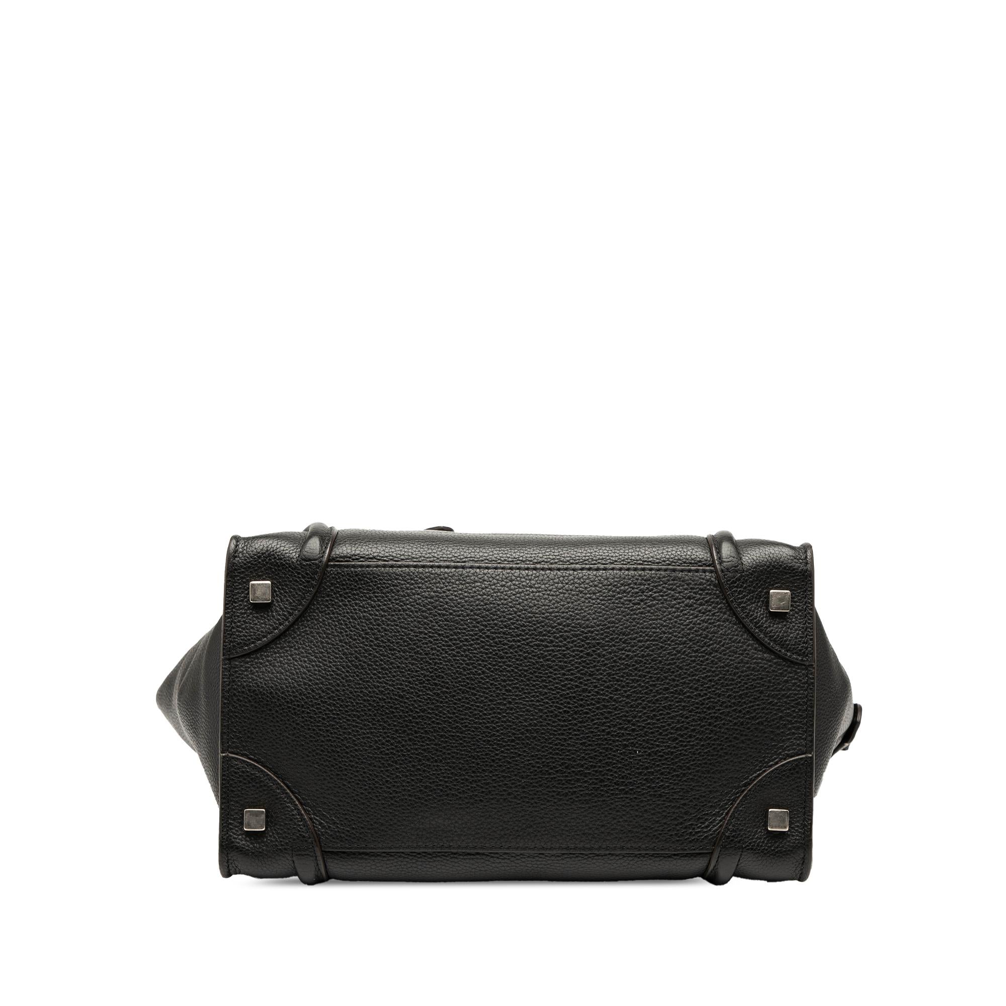 Celine Mini Luggage Leather Tote
