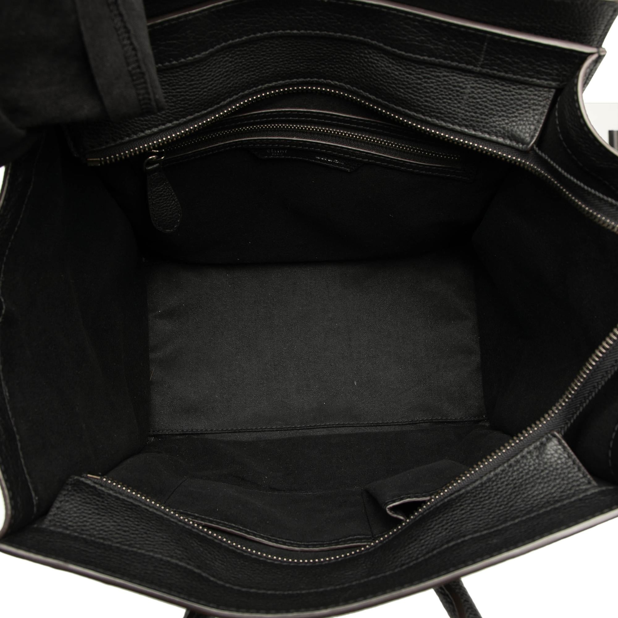 Celine Mini Luggage Leather Tote
