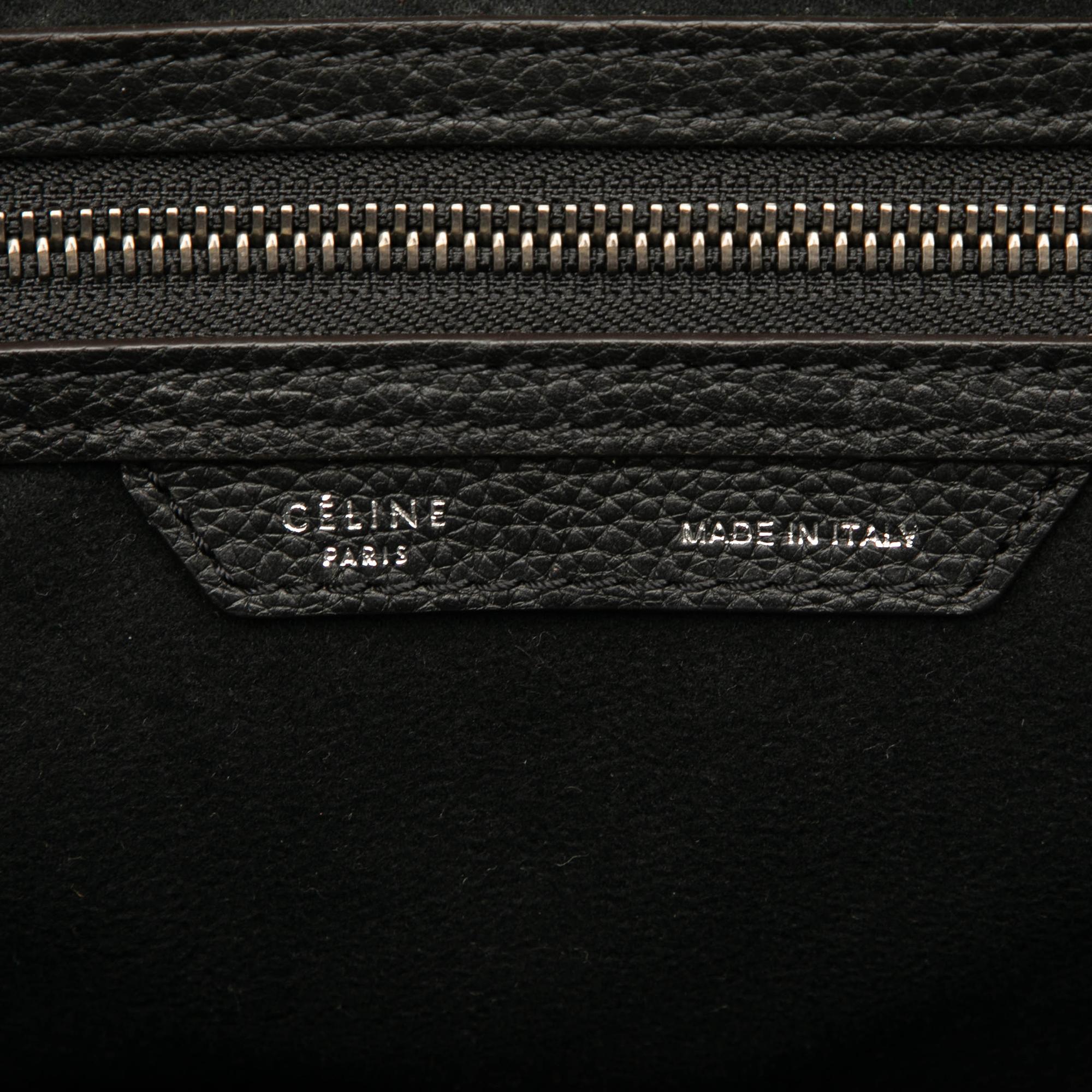 Celine Mini Luggage Leather Tote