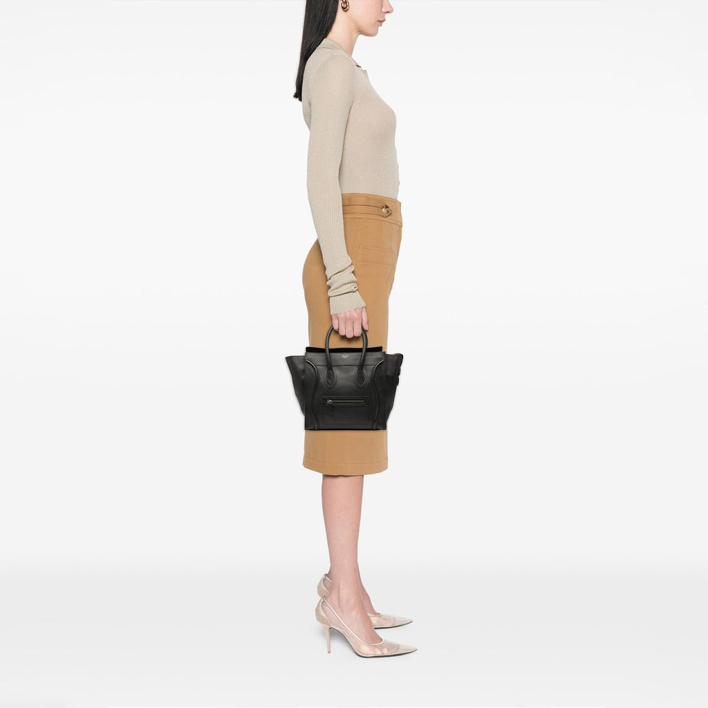 Celine Mini Luggage Leather Tote