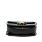 Celine Mini Shiny Calfskin Besace Clea Satchel (SHG-au1NfF)