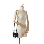Celine Mini Shiny Calfskin Besace Clea Satchel (SHG-au1NfF)