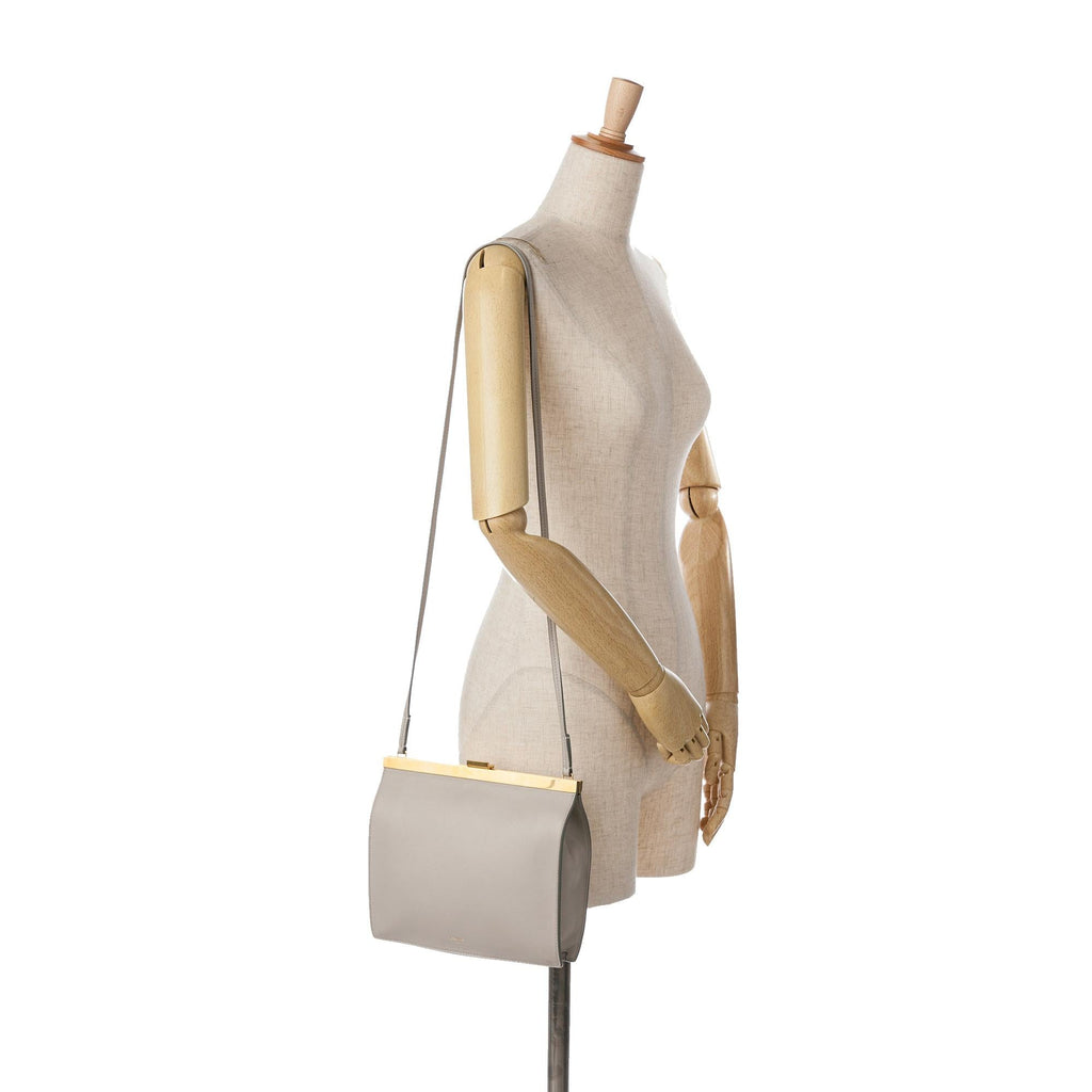Celine Mini Smooth Calfskin Clasp Bag (SHG-v4DCpq)