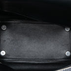 Celine Mini Striped Canvas and Leather Belt Bag